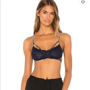 Superdown strapped bralette